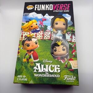 Funko Games: Pop! FunkoVerse Disney Alice in Wonderland Strategy Game 2 Figures